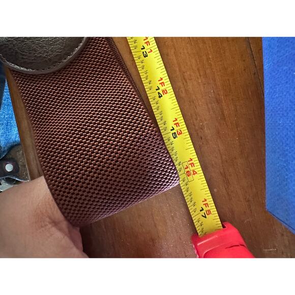 Vintage Filigree Belt Stretchy 28 29 30 brown 1990s Victorian ethereal witchy - Picture 5 of 6